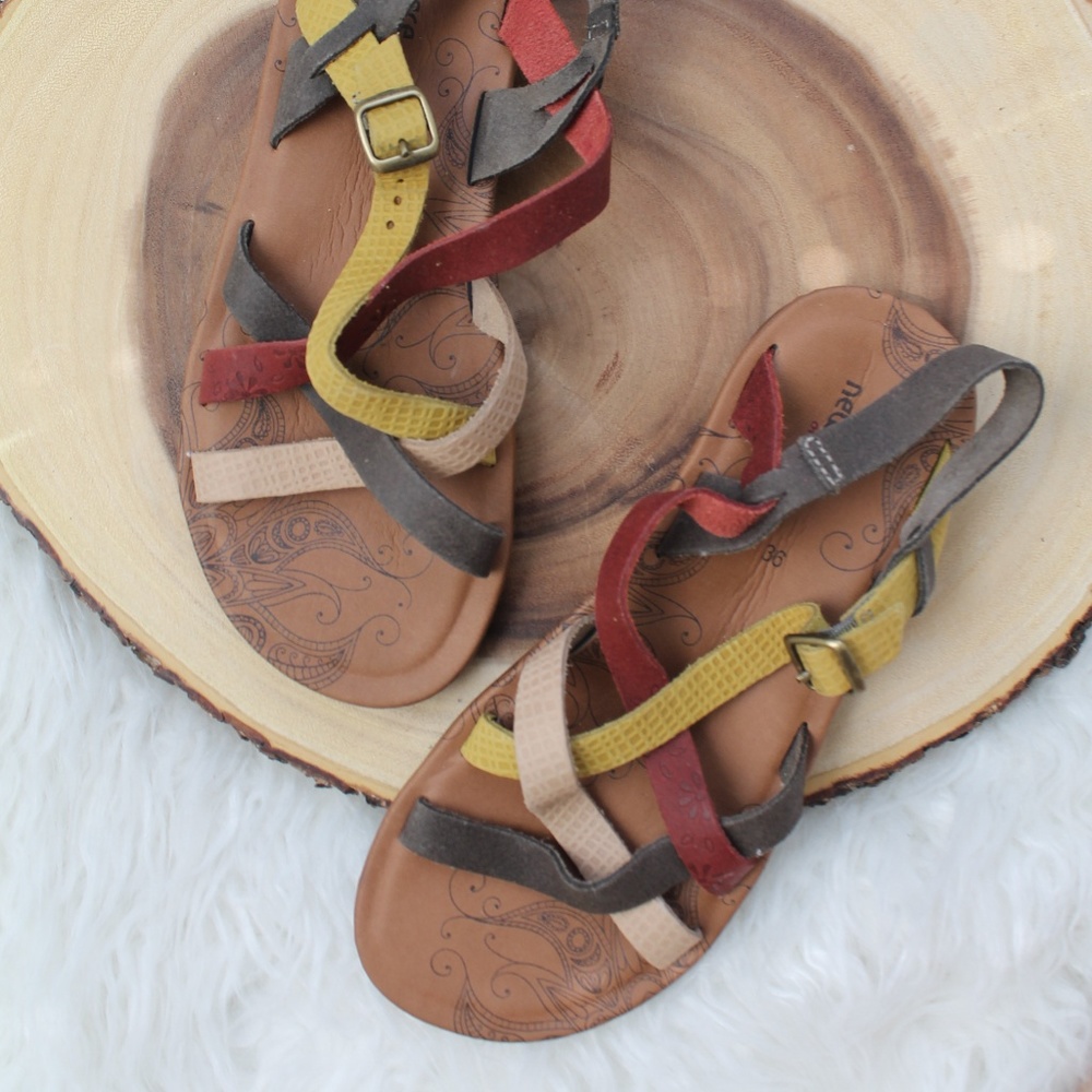 🆕 Bohemian Real Leather‎ Sandal